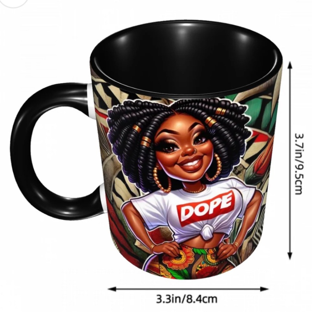 Black Dope Graphic Mug